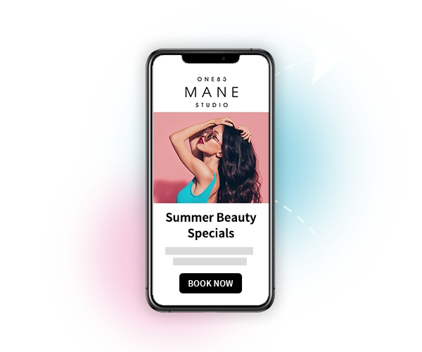 Meevo Email Marketing Campaign on iPhone